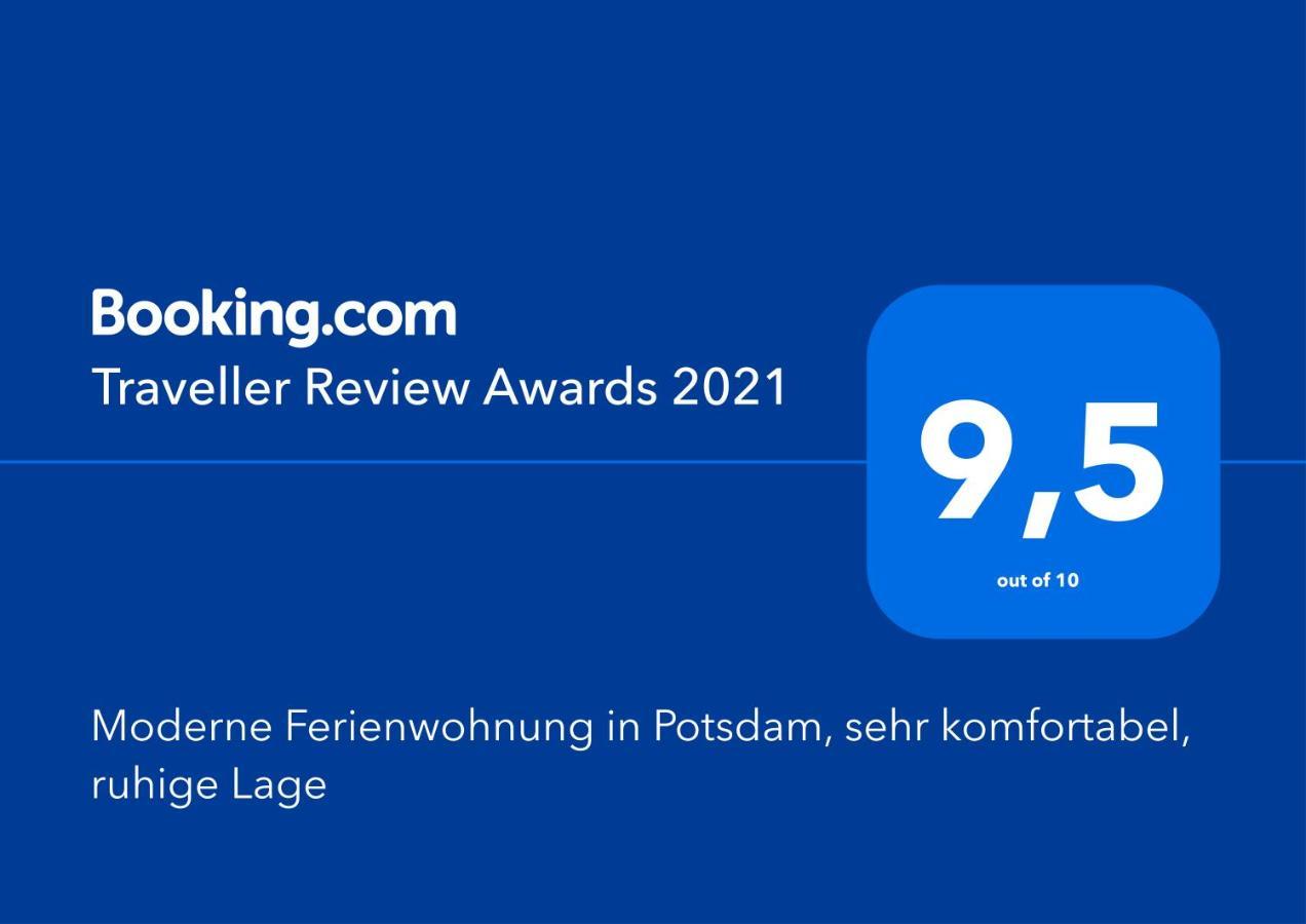 Moderne Ferienwohnung In Potsdam, Sehr Komfortabel, Ruhige Lage Dış mekan fotoğraf